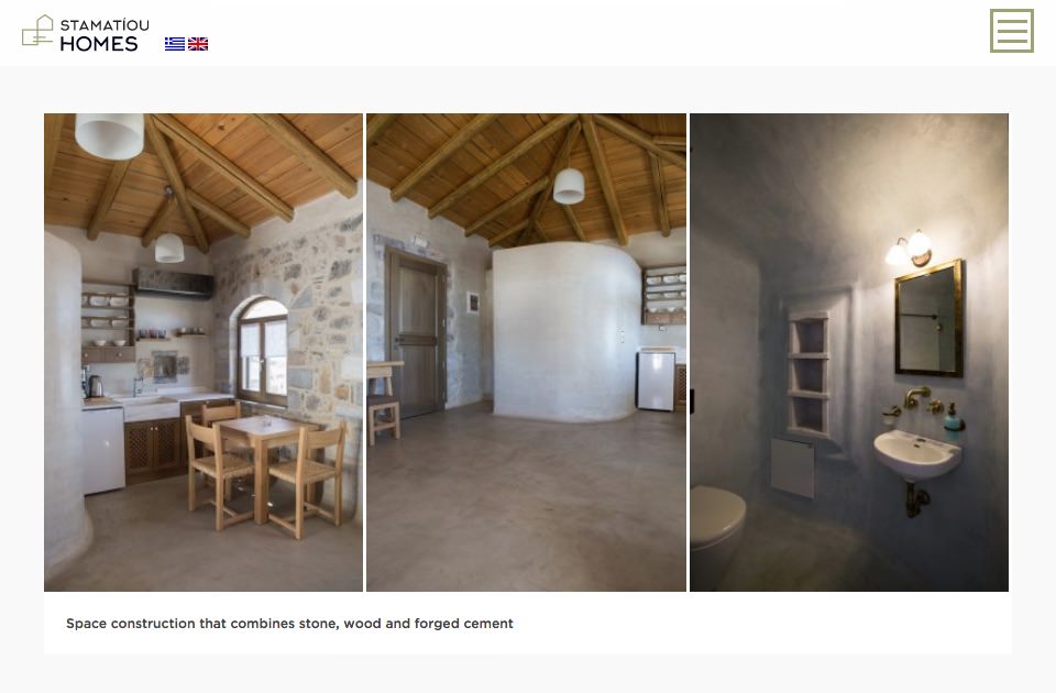 Web Design & Front-End Development για το Stamatiou Homes
